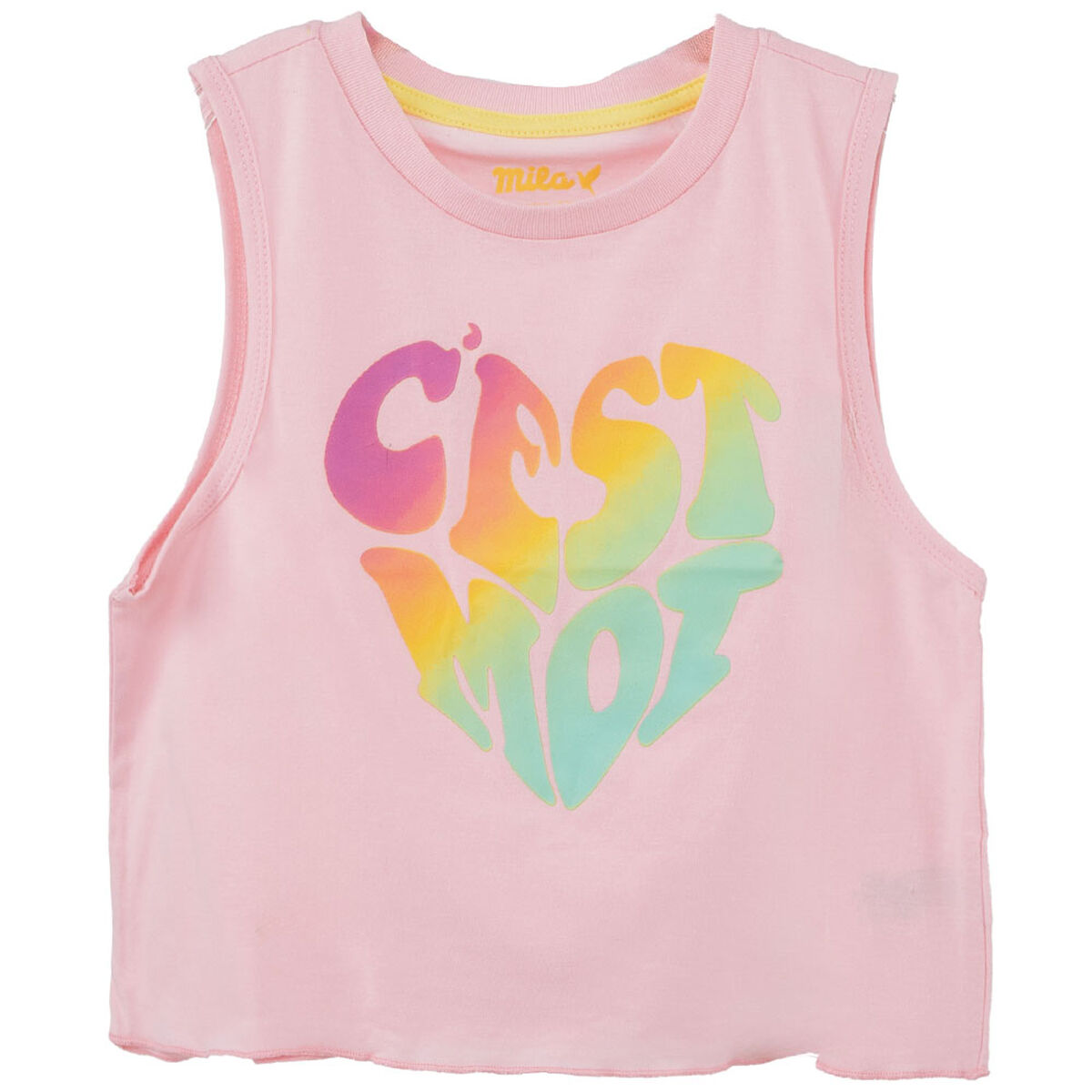 Polera Sin Manga de Algodón Niña Mila