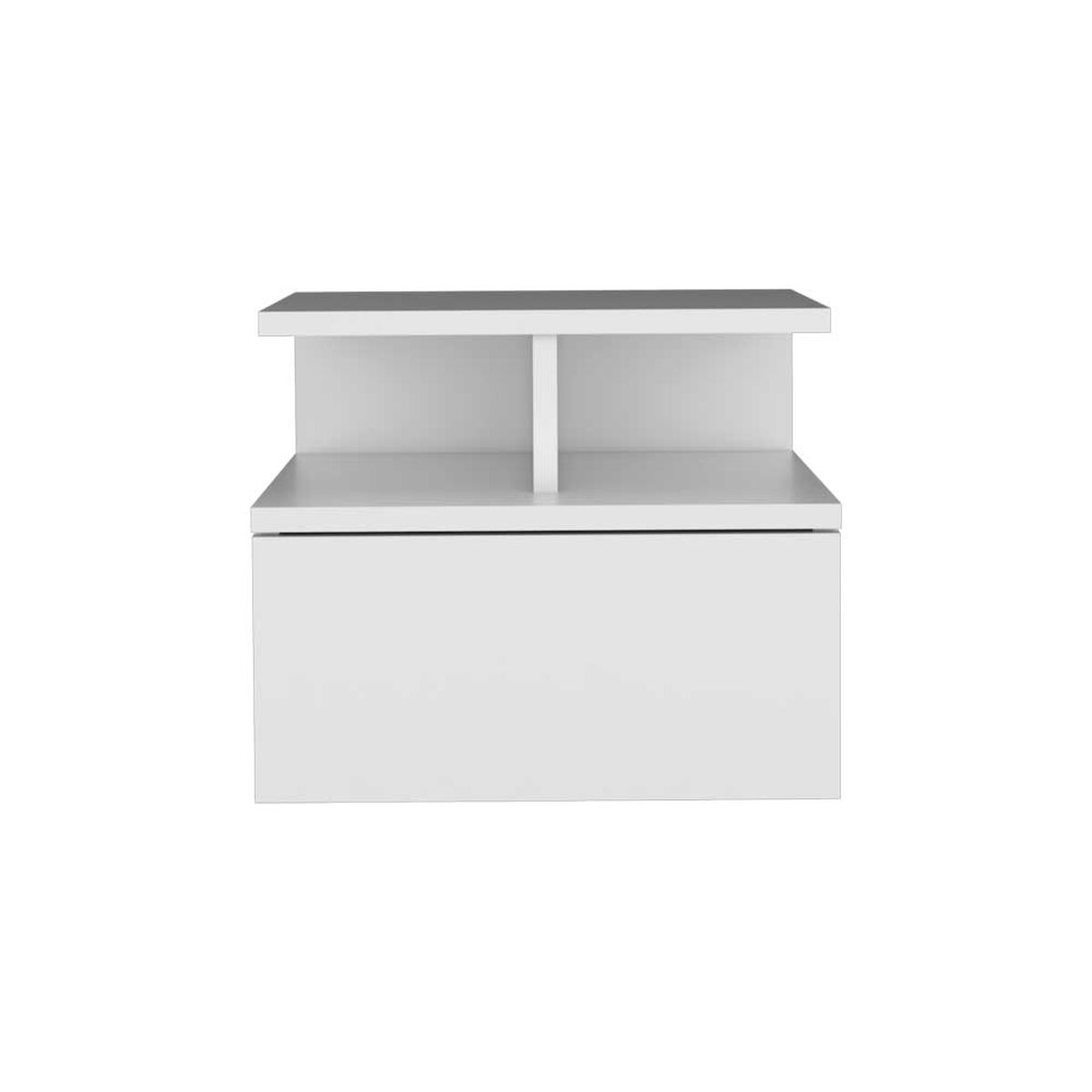 Velador Rectangular TuHome Dreams 1 Cajón Blanco