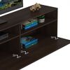 Rack TV Vekkahome Moyan 2 Puertas Café