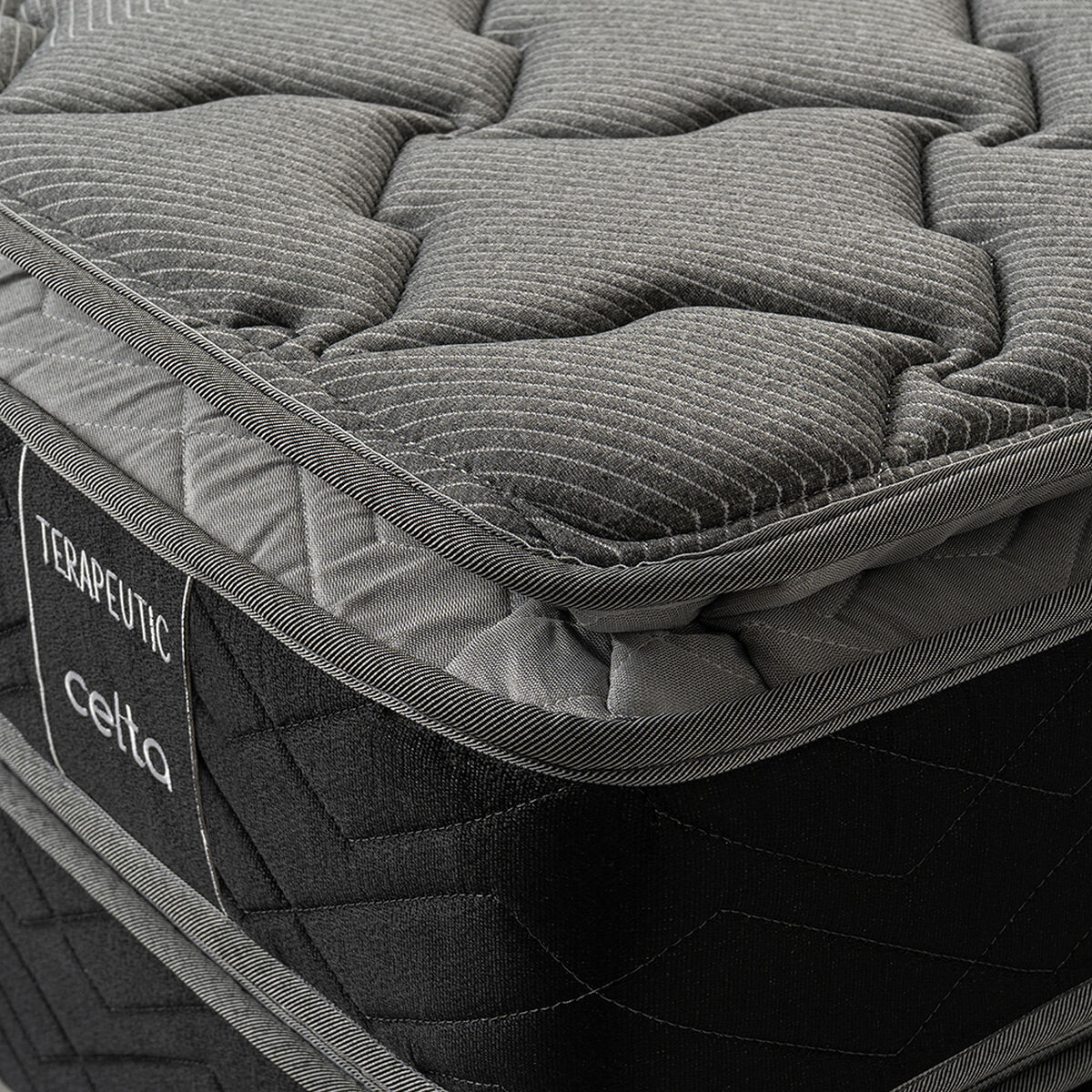 Cama Europea Celta Terapeutic King + 2 Almohadas Cotton 50 x 90 cm
