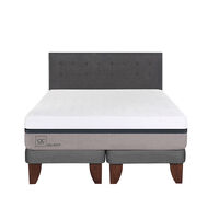 Cama Europea CIC Base Dividida King Balance + Respaldo Eufrates