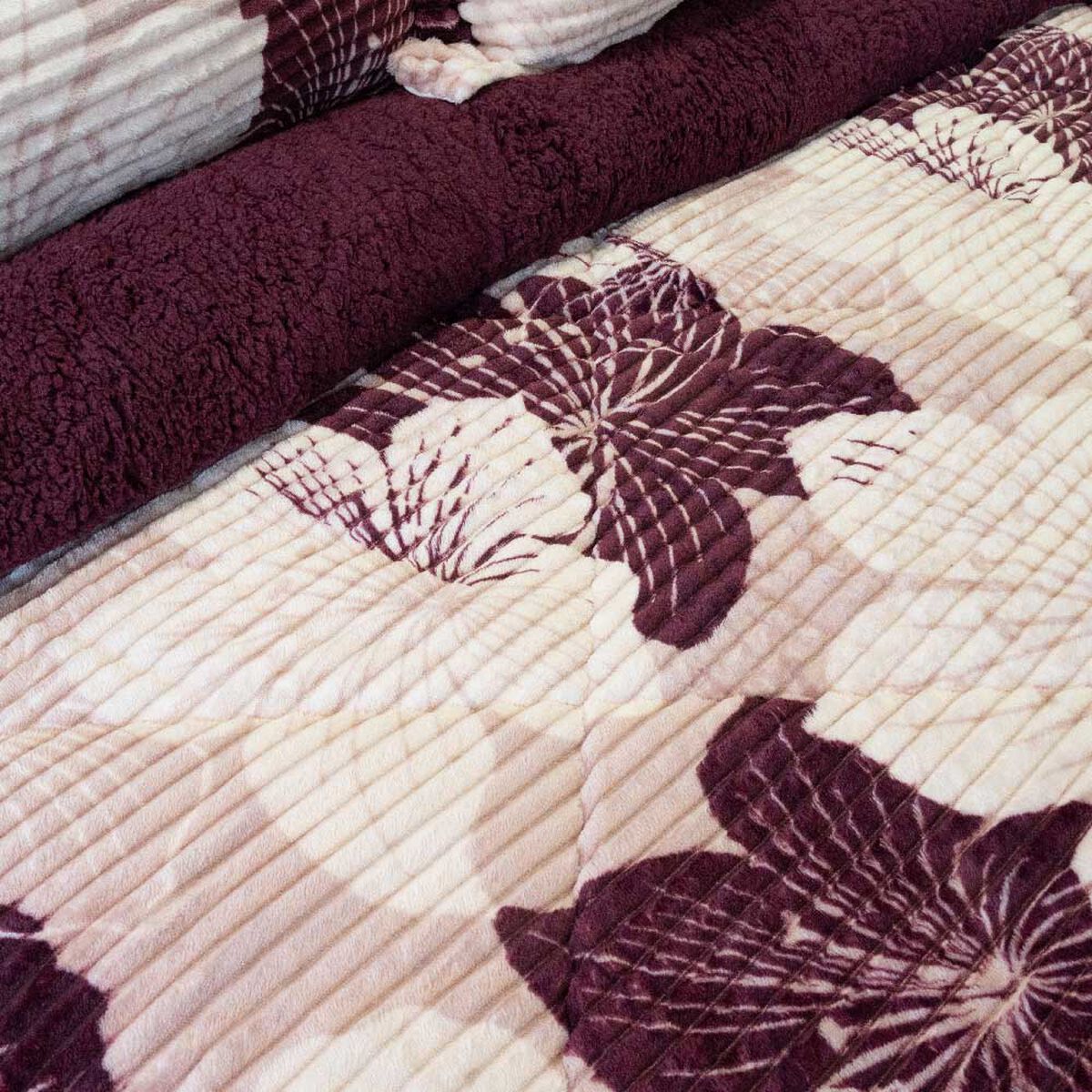 Cubrecama Doral Super King Cotelon Estampado Dise&ntilde;o 6