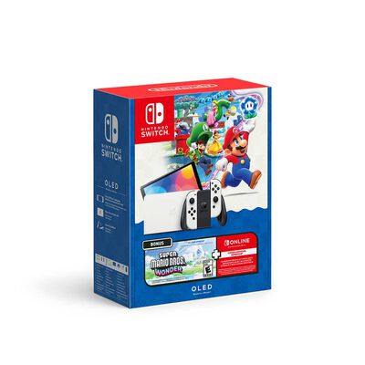 Consola Nintendo Switch OLED Super Mario Bros Wonder Bundle
