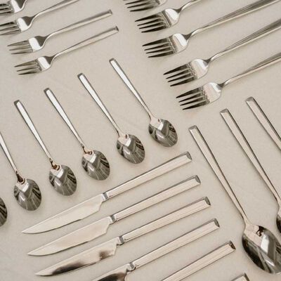 Imagen 2 del producto Set de Cuchillería Simplit Sicilia 30 Piezas Blanco