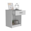 Velador TuHome Eco 1 Cajones Blanco