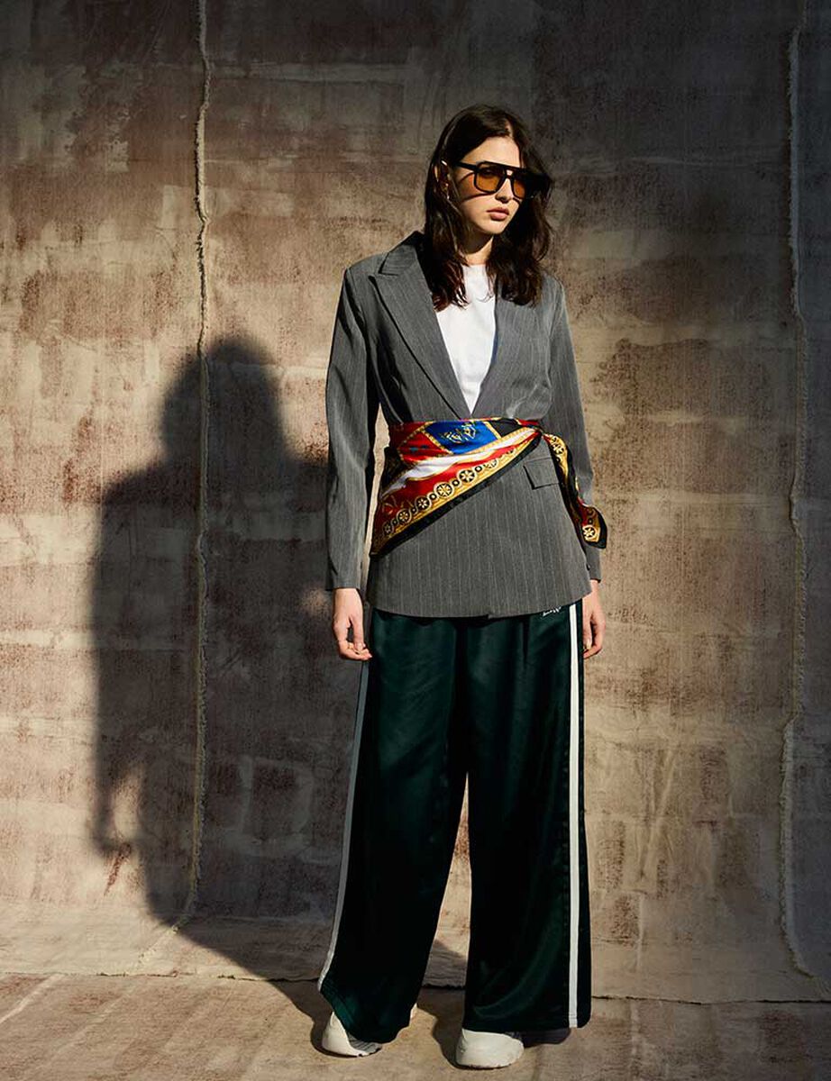 Pantal&oacute;n Wide Leg Mujer Lotto Strada