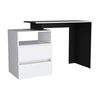 Escritorio Recto TuHome Rookie 2 Cajones Blanco
