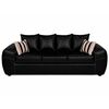 Juego de Living Elegant Detail New Houston 3-2 Cuerpos Negro