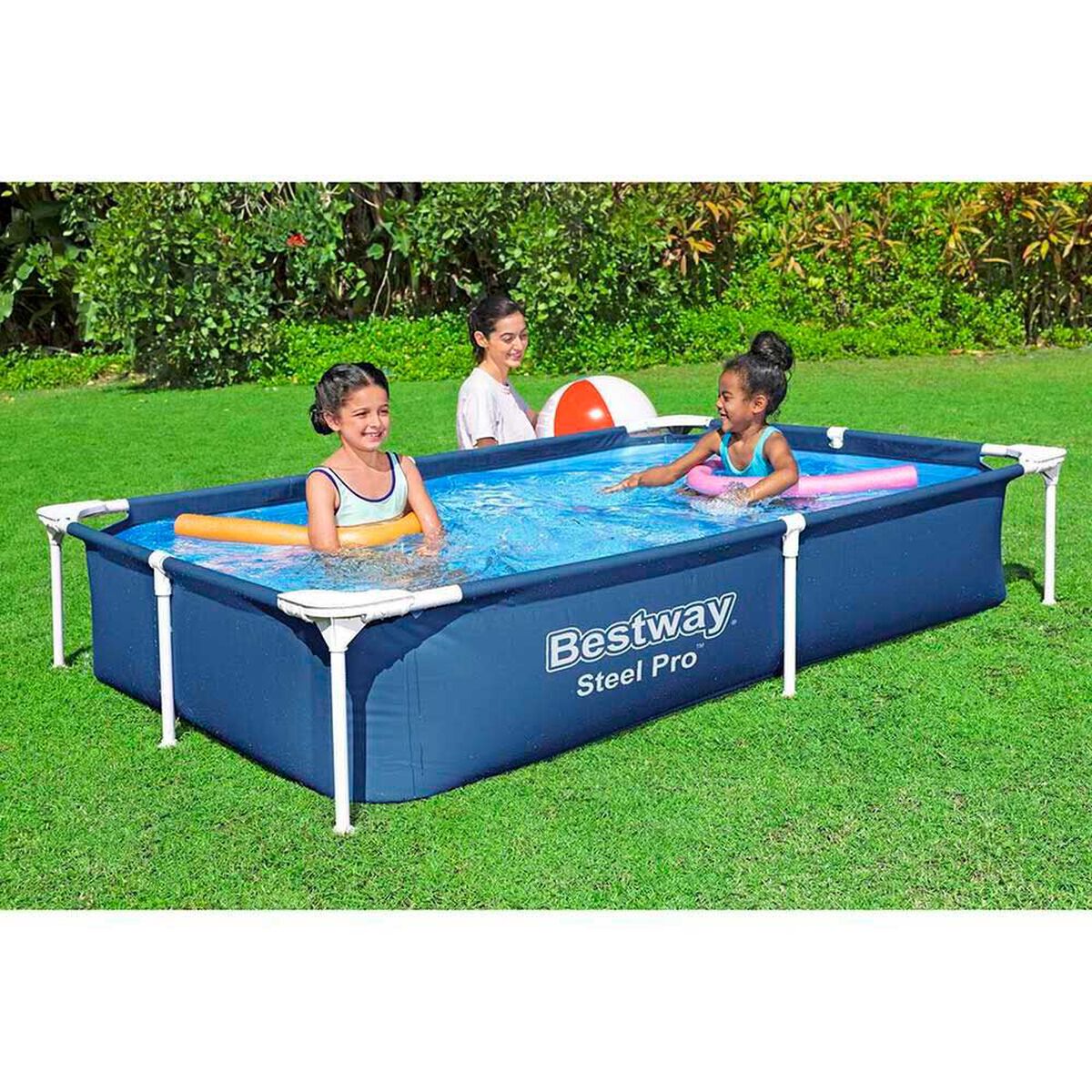 Piscina Estructural Bestway Steel Pro Azul 221 x 150 x 43 cm 1200 lt&nbsp;