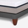 Cama Europea CIC Base Dividida King Balance + Respaldo + 2 Veladore Miro