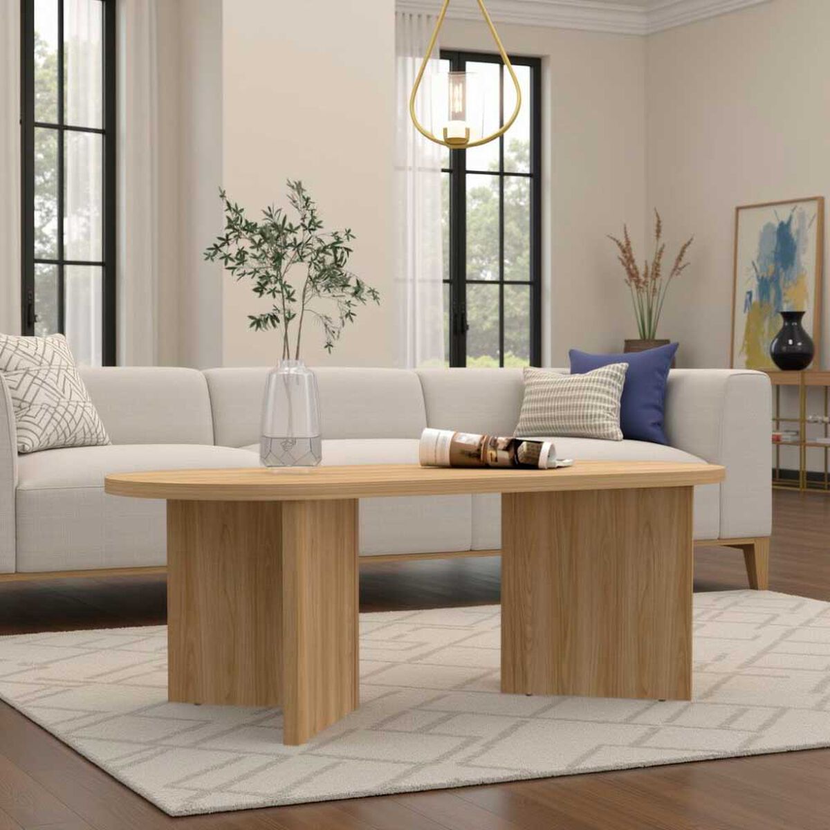 Mesa de Centro TuHome Ted Fresno Europeo