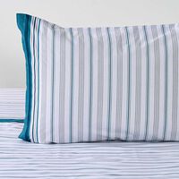 Juego de Sábanas American Family 1 Plaza 144 Hilos Oasis Verde