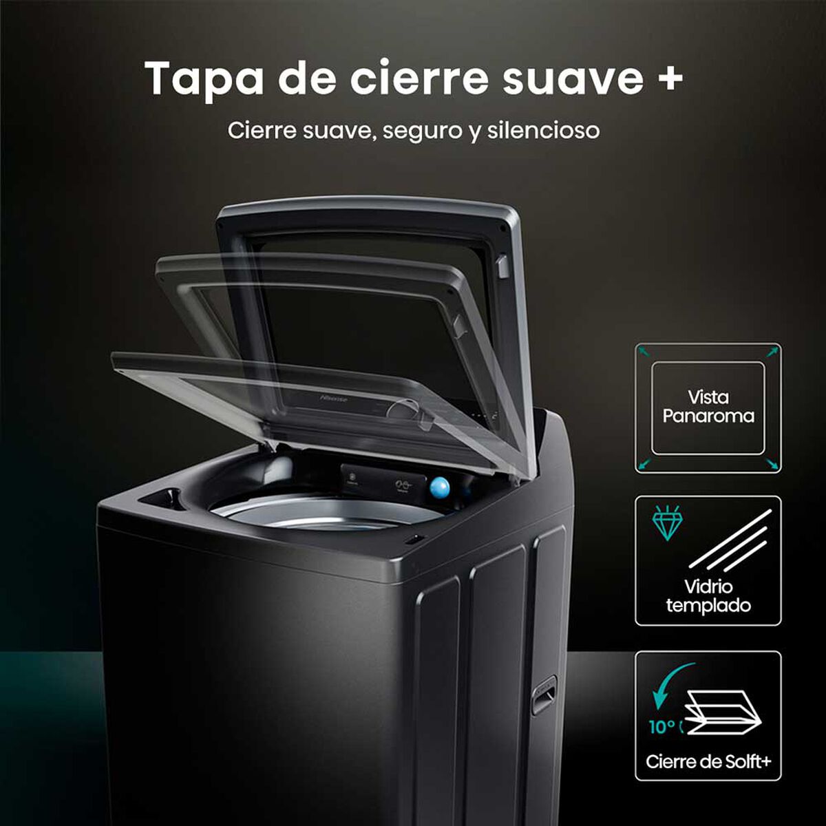 Lavadora Autom&aacute;tica Hisense WT5I2323DB 23 kg.