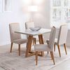 Juego de Comedor Decocasa Mara 4 Sillas Natural