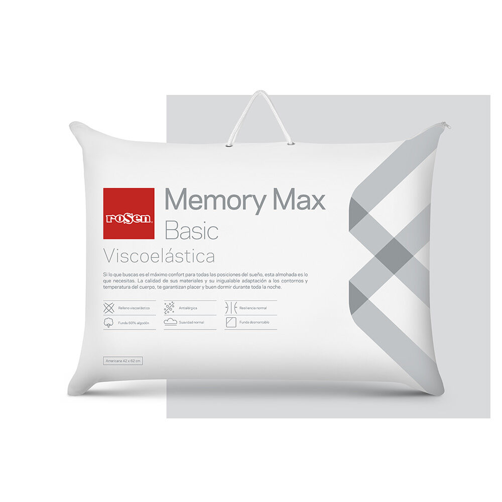 Almohada Rosen Memory Max 42 x 62 cm