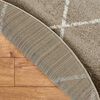 Alfombra  Modalfo Florida Beige 160 x 160 cm