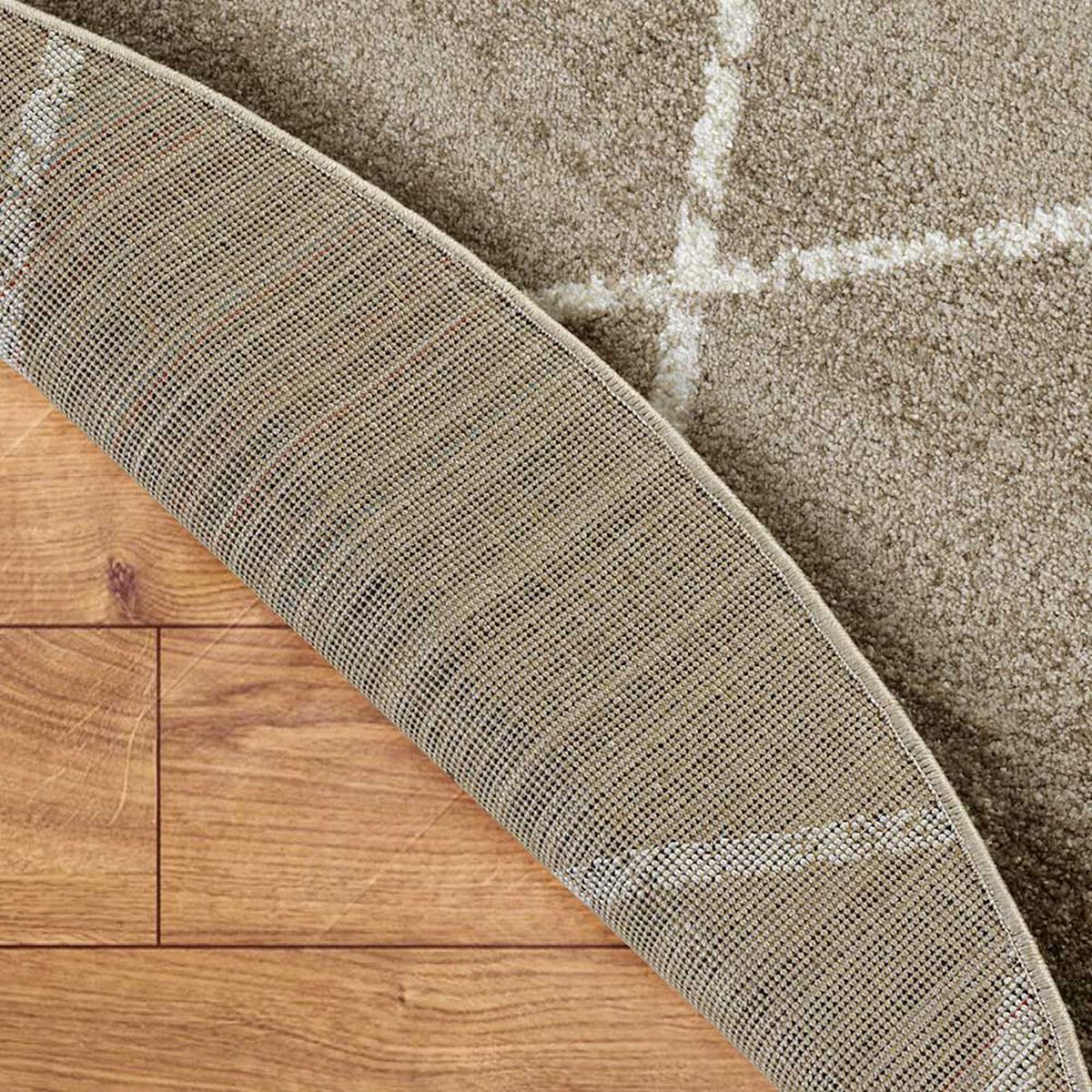 Alfombra  Modalfo Florida Beige 160 x 160 cm