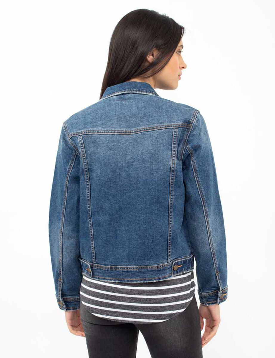 Chaqueta De Mezclilla Mujer Zibel