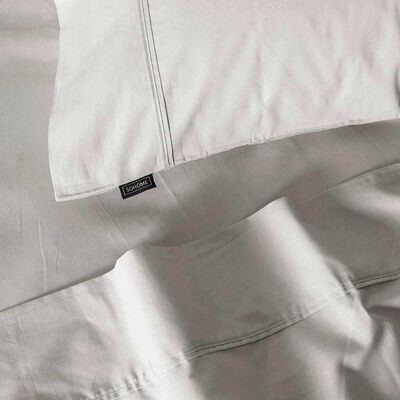Imagen 2 del producto Juego de Sábanas Liso SoHome 180 Hilos King Gris