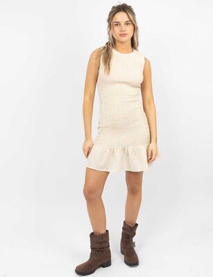 Imagen 2 del producto Vestido Corto Sin Mangas Mujer Icono Amarillo