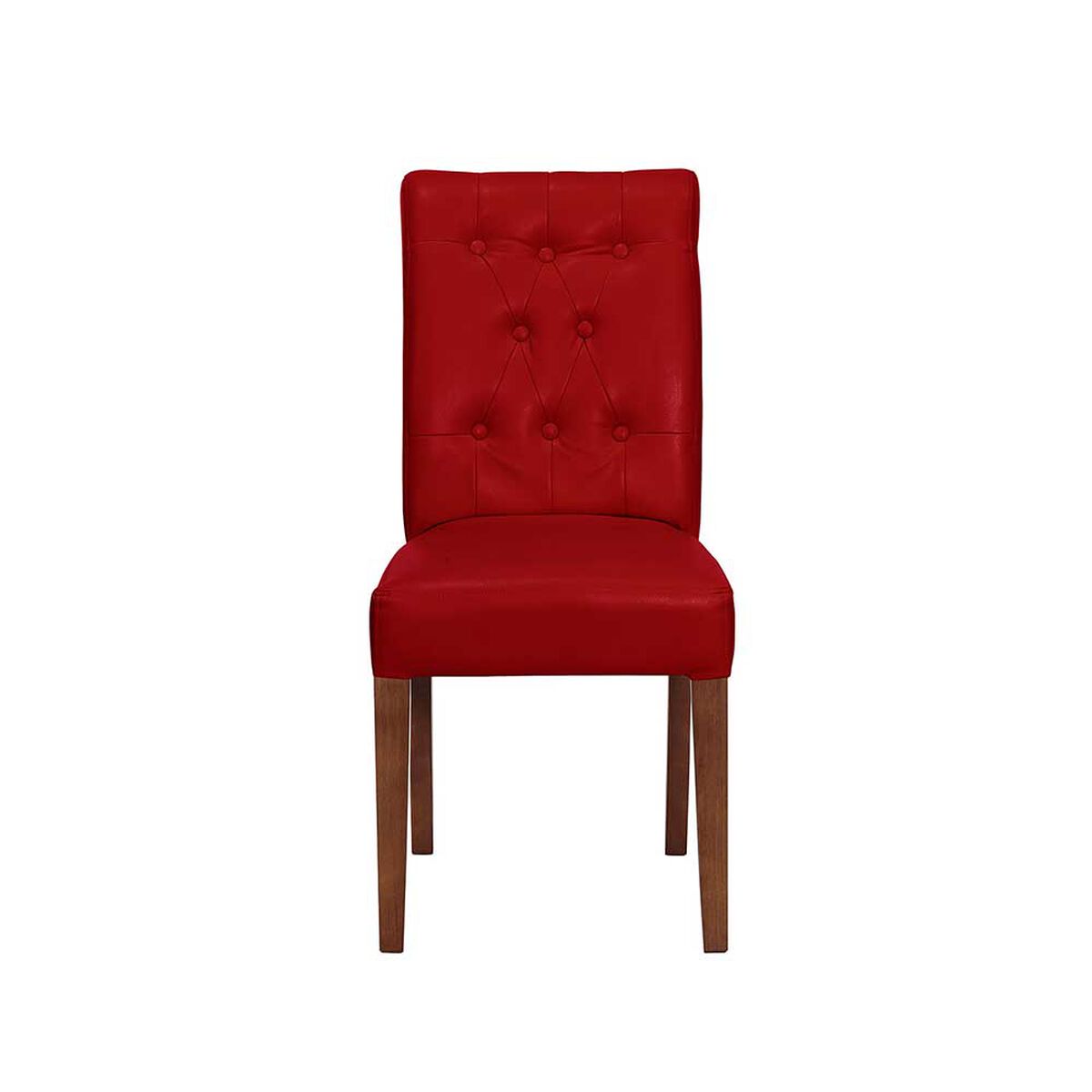Juego de Comedor Latam Home Sevilla Oviedo 2 Sillas + 2 Bancas PU Rojo