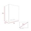 Mueble de Cocina Superior TuHome Manchester 1 Puerta Blanco