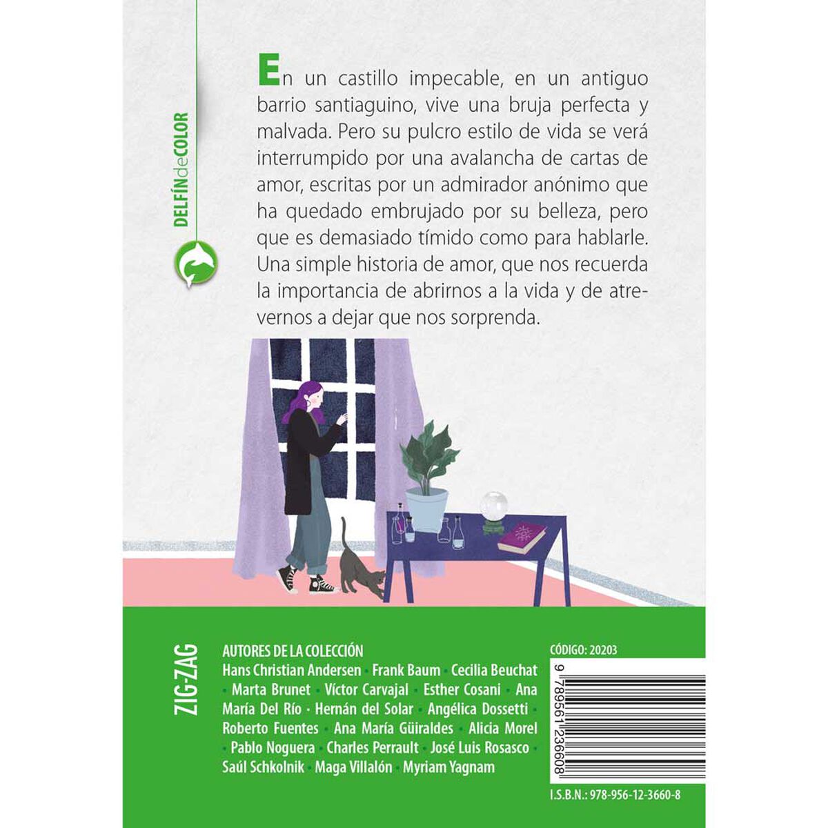 Libro La Bruja Bella y El Solitario Ana María del Río Zig-Zag