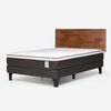 Cama Europea Rosen 2 Plazas New Style 4 Plus + Respaldo Tabor