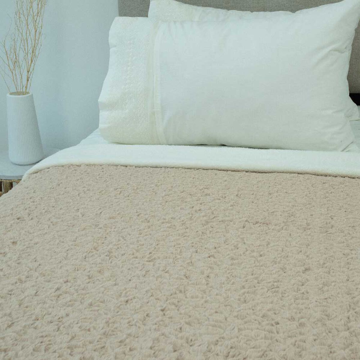 Frazada Doral 1,5 Plazas Plush Sherpa D1