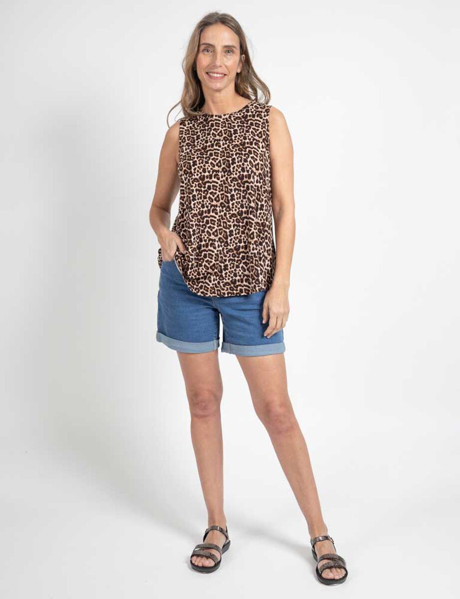 Polera Sin Mangas Mujer Portman Club