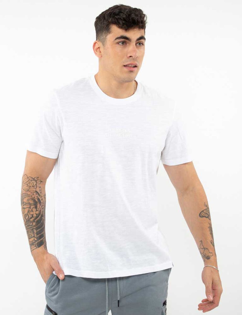 Polera Algodón Manga Corta Hombre Icono
