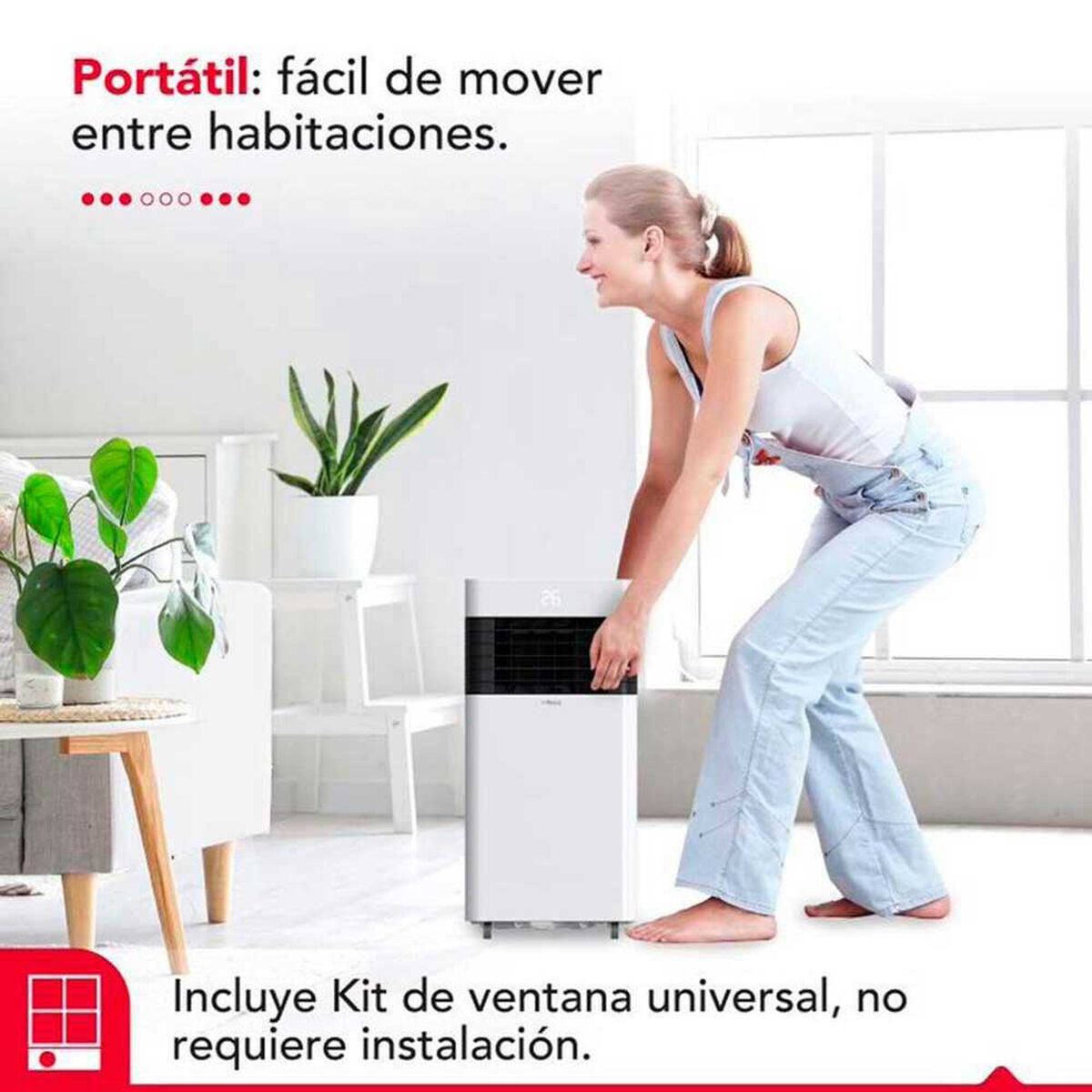 Aire Acondicionado Port&aacute;til Thorben Thor Pac 3 En 1 8000 Btu