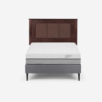 Cama Europea Rosen 1,5 Plazas Pratta + Respaldo Rachel