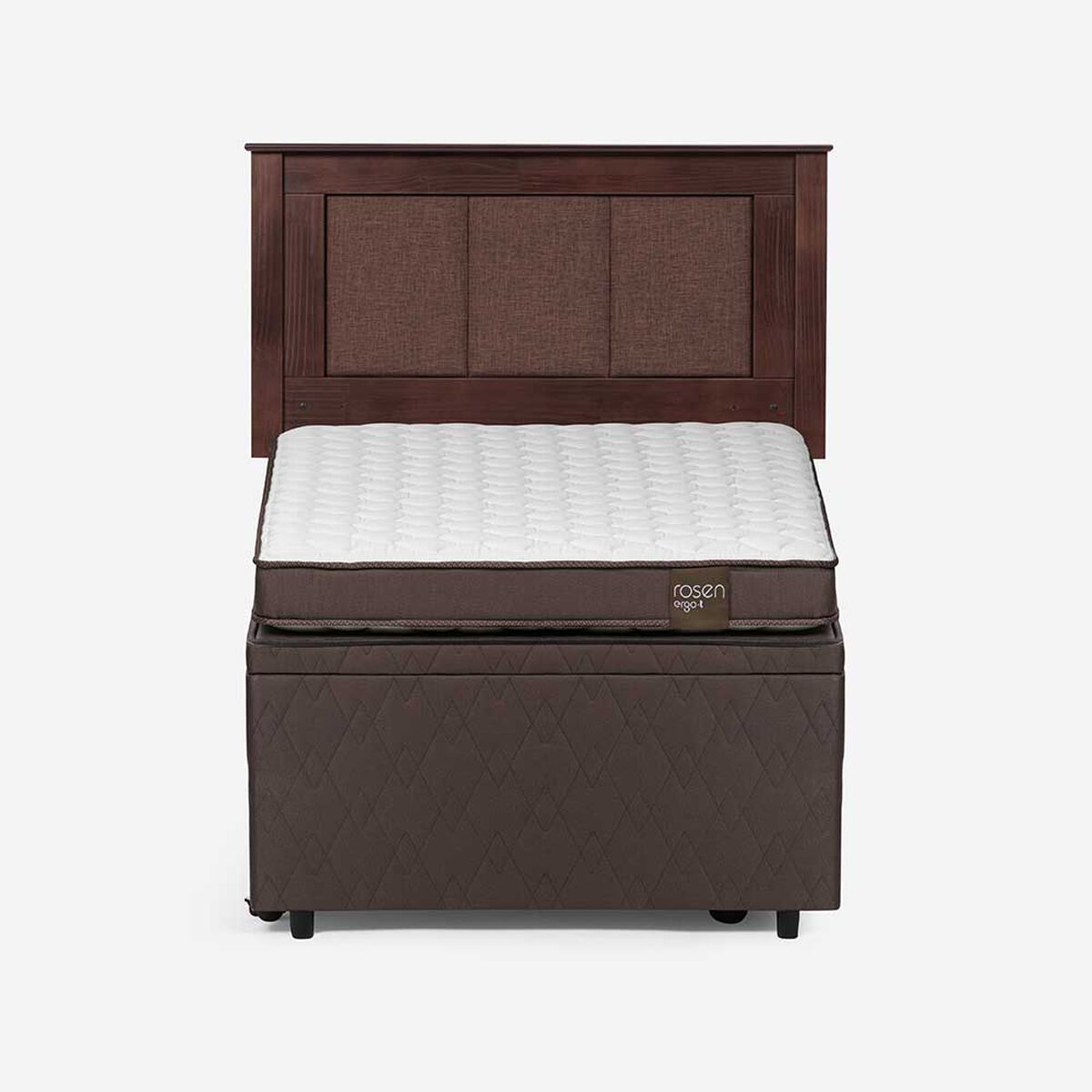 Bed Boxet Rosen 1,5 Plazas Ergo T + Respaldo Rachel