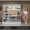 Mueble de Cocina Vekkahome Súper Smart 2 Cajones 9 Puertas Café