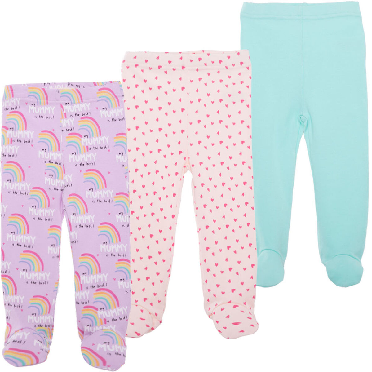 Pack 3 Ballerinas de Algodón  Beba Chess Baby