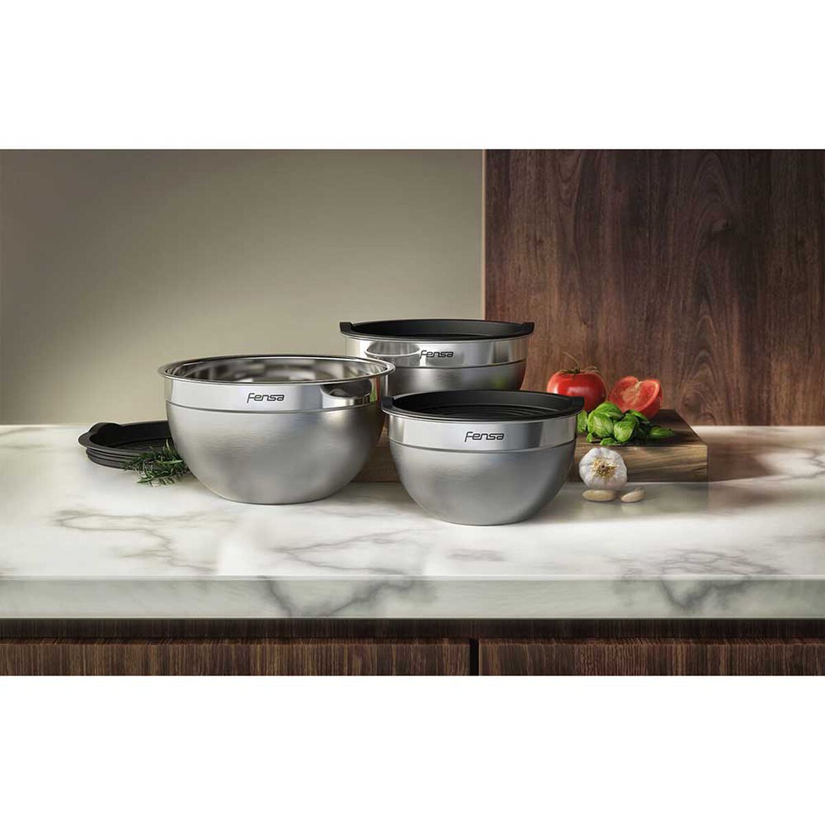 Set 3 Bowls Fensa Acero Inoxidable