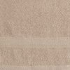 Set 2 Toallas de Baño Plumetti Colorix 68 x 137 cm Taupe