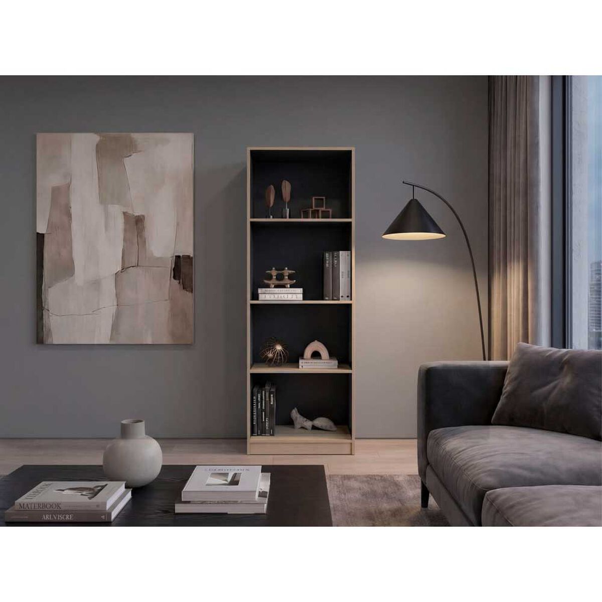 Estante Tuhome Home E1 Cartagena Wengue