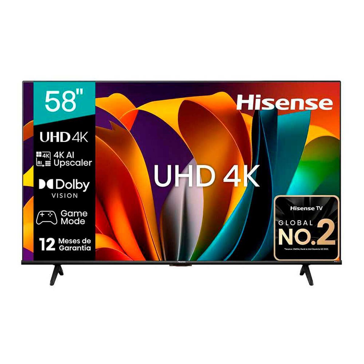 Smart TV LED 58" Hisense 4K UHD VIDAA 58A6N