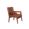 Sitial Cuero Latam Home Frankfurt Tabaco