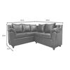 Sof&aacute; Seccional Muebles MPR Cattaleya 5 Negro