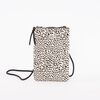 Cartera Porta Celular Animal Print Beige Eco Cuero Mujer Icono