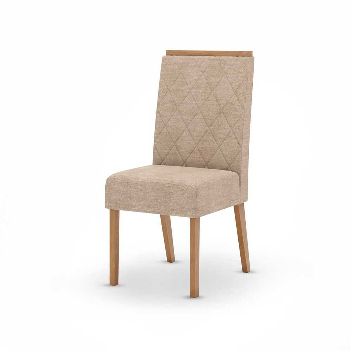 Juego De Comedor Home Mobili Rosario 6 Sillas Blanco Nature