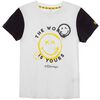 Polera Manga Corta Fashion de Algod&oacute;n Ni&ntilde;o Smiley