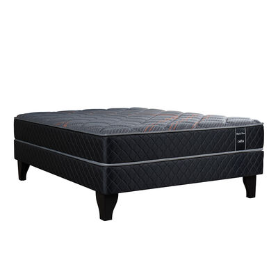 Cama Europea Celta 2 Plazas Black Plus