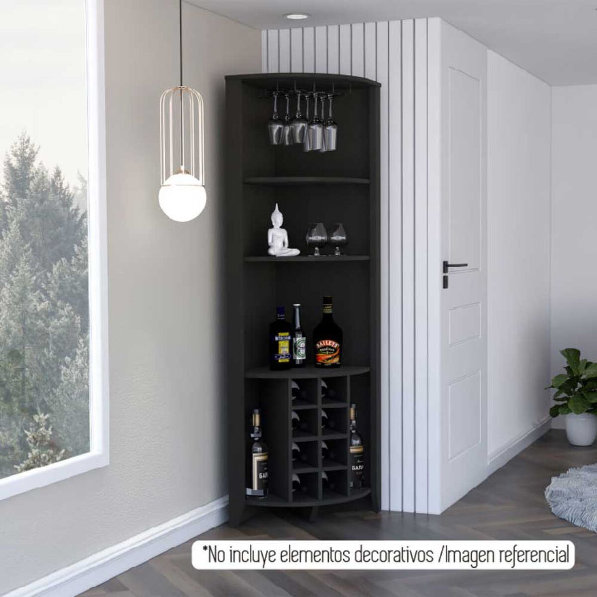 Bar Esquinero TuHome Essential Wengue