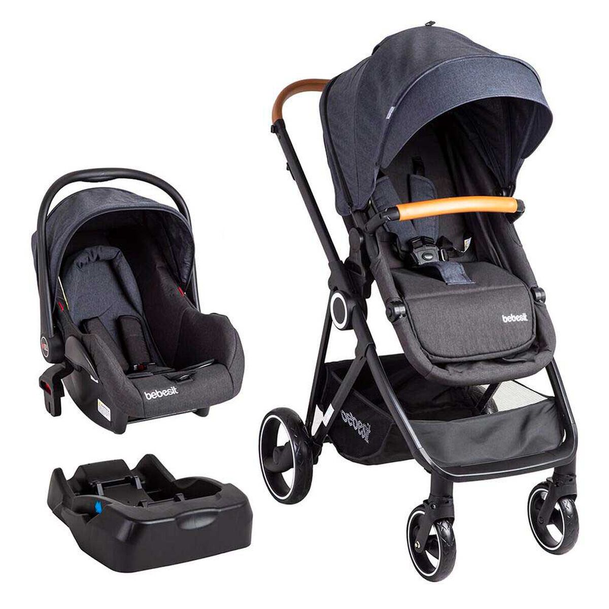 Coche Travel System Cosmos Azul Bebesit