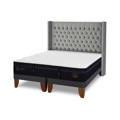 Imagen 2 del producto Cama Europea CIC Base Dividida Súper King Súper Permium + Respaldo Sesia
