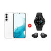 Combo Celular Samsung&nbsp;Galaxy S22+ 256GB 6,6" Phantom White Liberado + Smartwatch Galaxy Watch4 Classic 42mm Black + Aud&iacute;fonos Bluetooth Galaxy Buds2 Graphite